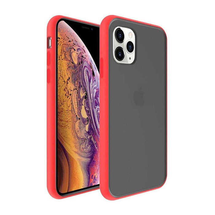 Transparent Frosted PC Colorful TPU Bumper Case for iPhone 12 Pro Max - JPC MOBILE ACCESSORIES