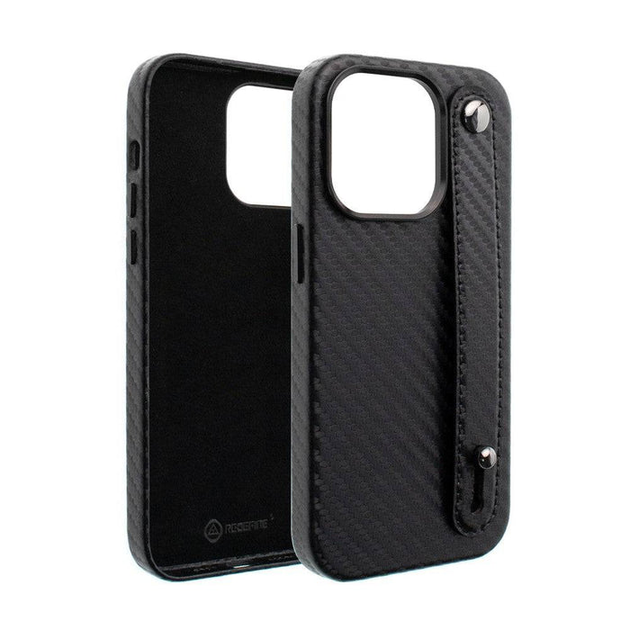 REDEFINE Metal Camera Lens PU Leather Case with Hand Belt for iPhone 14 - JPC MOBILE ACCESSORIES