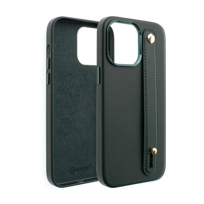 REDEFINE Metal Camera Lens PU Leather Case with Hand Belt for iPhone 14 Plus - JPC MOBILE ACCESSORIES