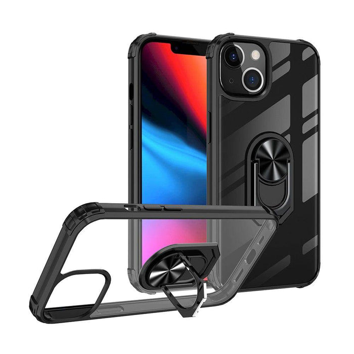 Ring Holder Military Shockproof Car Magnetic Case for iPhone 13 - JPC MOBILE ACCESSORIES