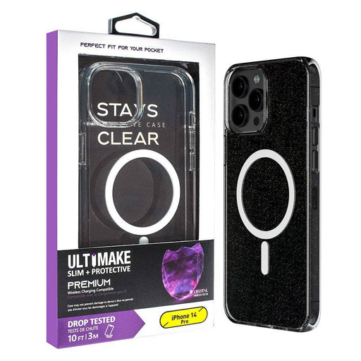 Ultimake Glitter Shockproof Transparent Magsafe Cover Case for iPhone 14 Pro - JPC MOBILE ACCESSORIES