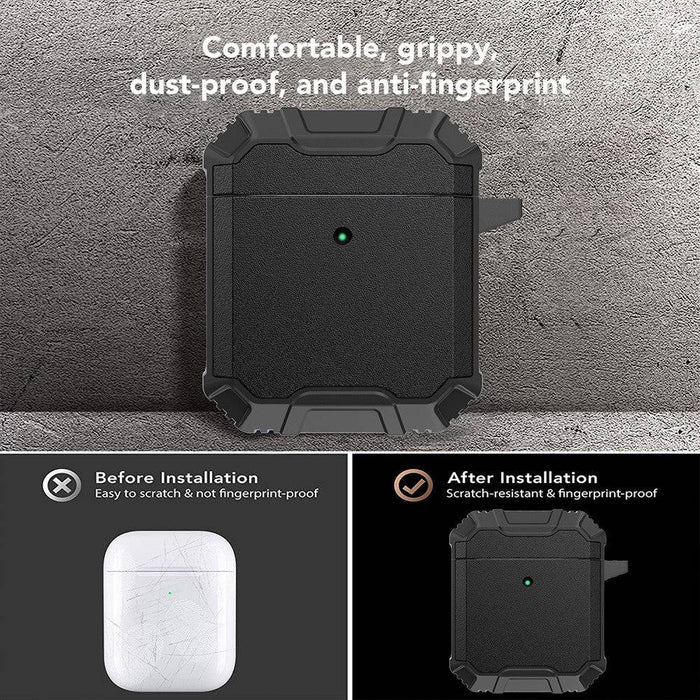 Shockproof Robot Armor Hard Plastic Case for AirPods 1st generation / 2nd generation - JPC MOBILE ACCESSORIES