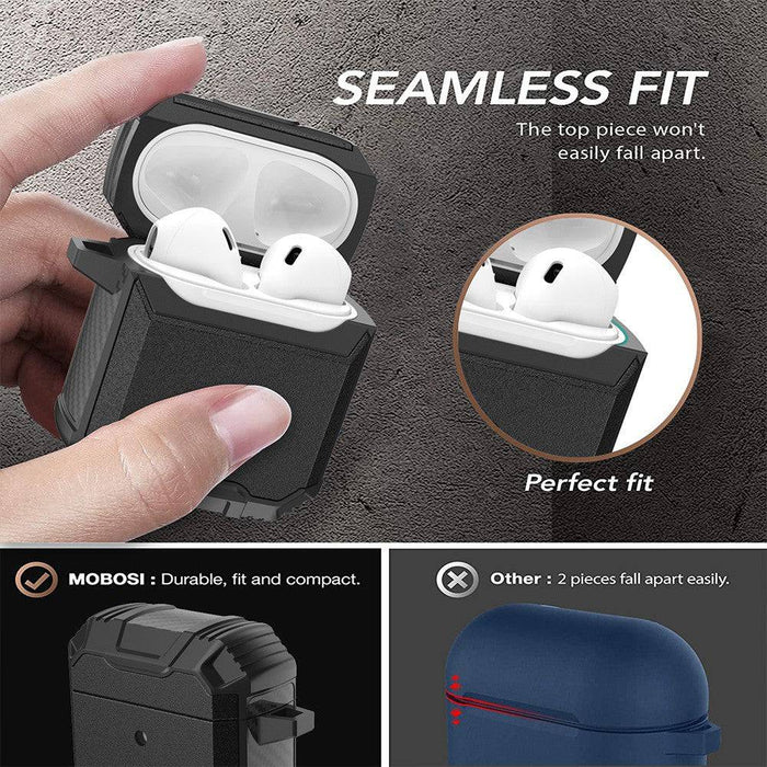 Shockproof Robot Armor Hard Plastic Case for AirPods 1st generation / 2nd generation - JPC MOBILE ACCESSORIES