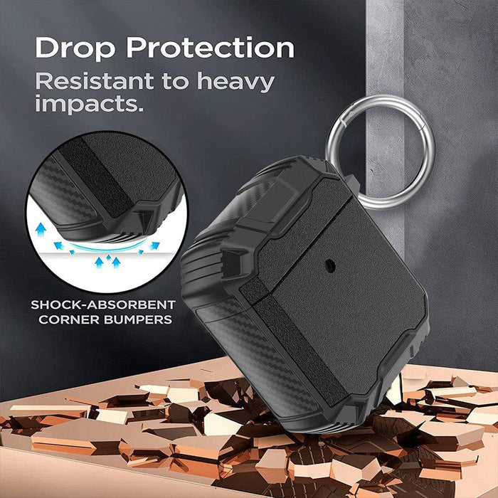 Shockproof Robot Armor Hard Plastic Case for AirPods 1st generation / 2nd generation - JPC MOBILE ACCESSORIES