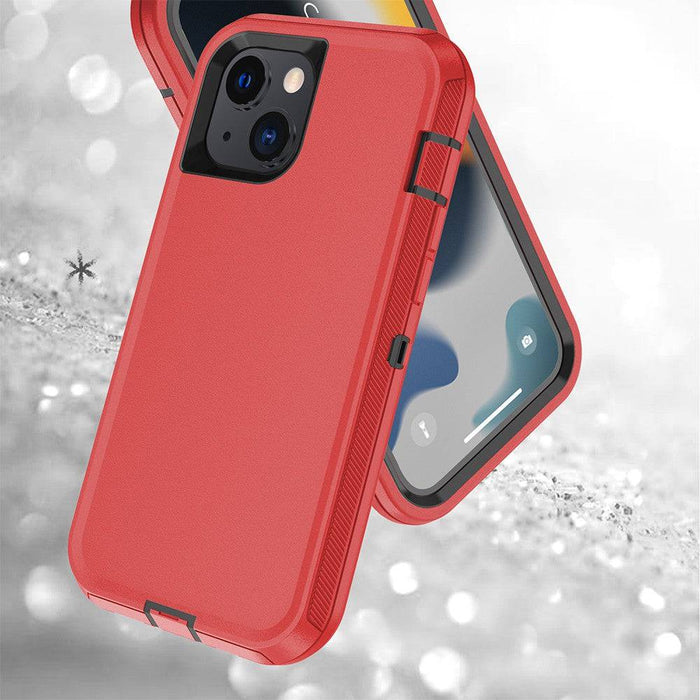 Shockproof Robot Armor Hard Plastic Case with Belt Clip for iPhone 13 - JPC MOBILE ACCESSORIES