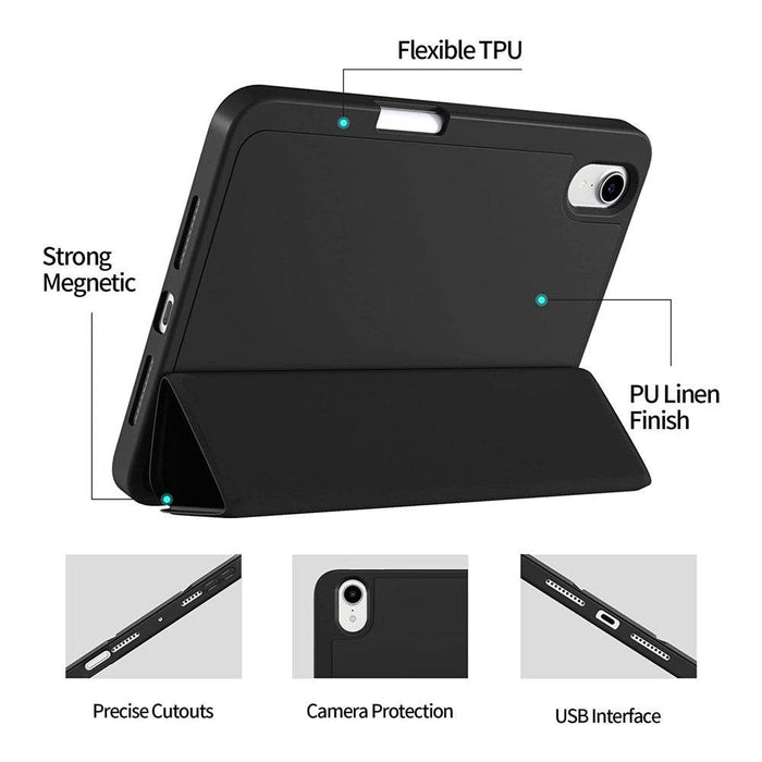 Soft TPU Back Shell Slim Cover Case with Auto Sleep / Wake for iPad Mini 6 - JPC MOBILE ACCESSORIES