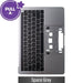 Top Case With Keyboard For MacBook Pro 13" A1706 (PULL-A)-Space Gray - JPC MOBILE ACCESSORIES