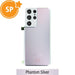Rear Cover Glass For Samsung Galaxy S21 Ultra G998 GH82-24499B (Service Pack)-Phantom Silver - JPC MOBILE ACCESSORIES