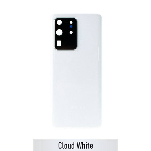 Rear Cover Glass For Samsung Galaxy S20 Ultra G988-Cloud White - JPC MOBILE ACCESSORIES