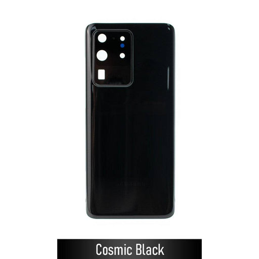 Rear Cover Glass For Samsung Galaxy S20 Ultra G988-Cosmic Black - JPC MOBILE ACCESSORIES