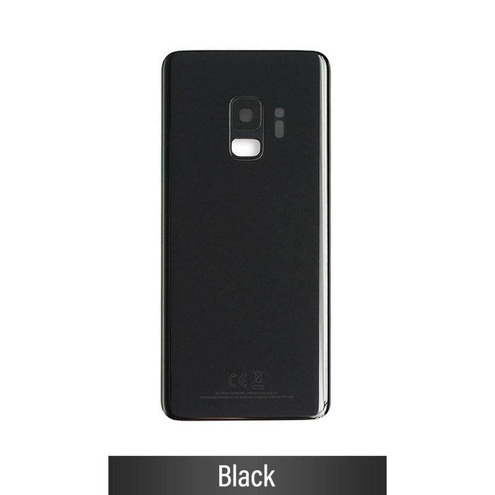 Rear Cover Glass Replacement For Samsung Galaxy S9 - Black