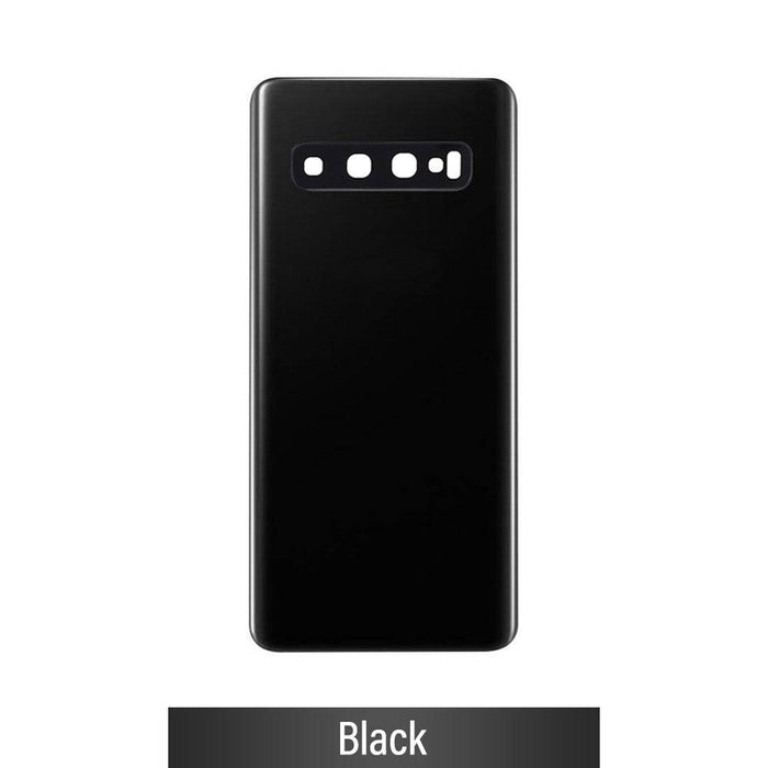 Rear Cover Glass For Samsung Galaxy S10 G973F-Black - JPC MOBILE ACCESSORIES