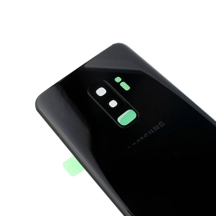 Rear Cover Glass For Samsung Galaxy S9 Plus G965F - Midnight Black - JPC MOBILE ACCESSORIES