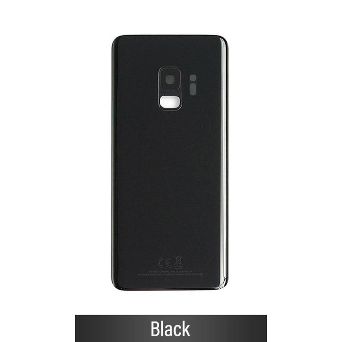 Rear Cover Glass Replacement For Samsung Galaxy S9 - Black - JPC MOBILE ACCESSORIES