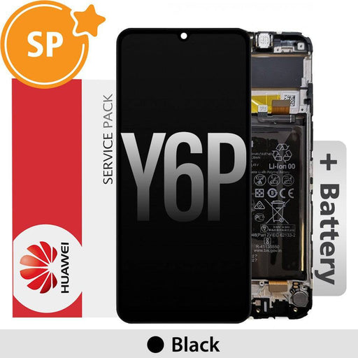 Huawei Y6p LCD Screen Replacement 02353LKV (Service Pack)-Black - JPC MOBILE ACCESSORIES