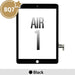 iPad Air 1 Glass Screen Repair - Black - JPC MOBILE ACCESSORIES