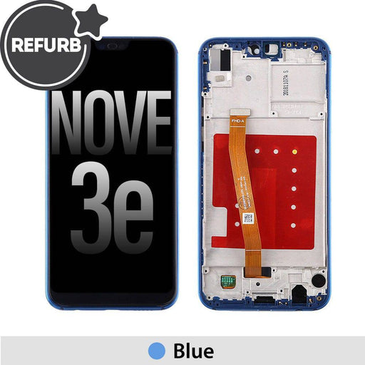 REFURB LCD Screen Digitizer Replacement with Frame for Huawei P20 Lite (Nova 3e)-Blue - JPC MOBILE ACCESSORIES