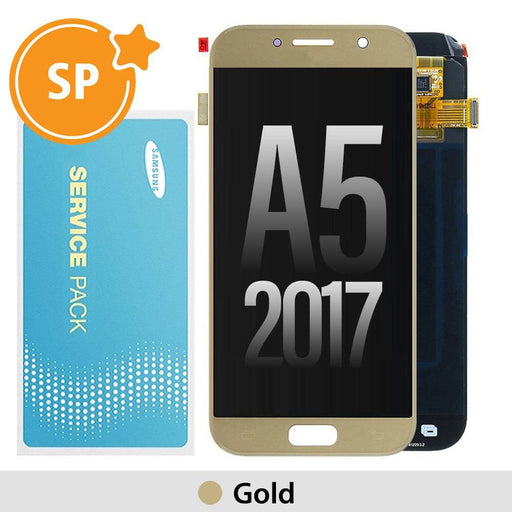 Samsung Galaxy A5 (2017) A520F OLED Screen Replacement Digitizer GH97-19733B/20135B (Service Pack)-Gold - JPC MOBILE ACCESSORIES