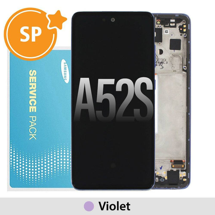 Samsung Galaxy A52s 5G A528B OLED Screen Replacement Digitizer GH82- 26863C (Service Pack)-Violet - JPC MOBILE ACCESSORIES