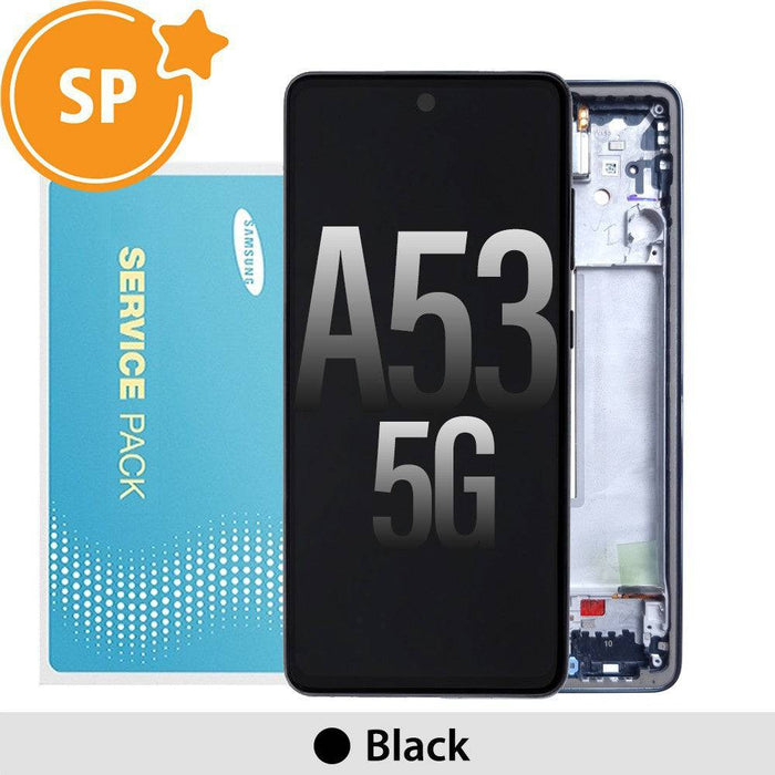 Samsung Galaxy A53 5G A536B OLED Screen Replacement Digitizer GH82-28024A (Service Pack)-Black - JPC MOBILE ACCESSORIES