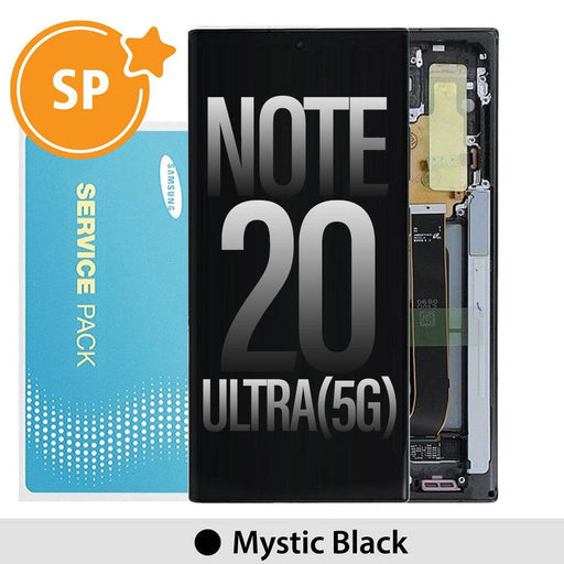 Samsung Galaxy Note 20 Ultra/(5G) (N985/986) OLED Screen Digitizer GH82-23596A/23597A (Service Pack)-Mystic Black - JPC MOBILE ACCESSORIES