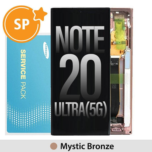 Samsung Galaxy Note 20 Ultra/(5G) (N985/986) OLED Screen Digitizer GH82-23596D/23597D (Service Pack)-Mystic Bronze - JPC MOBILE ACCESSORIES