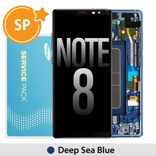 Samsung Galaxy Note 8 N950F OLED Screen Replacement Digitizer (Service Pack)-Deep Sea Blue - JPC MOBILE ACCESSORIES