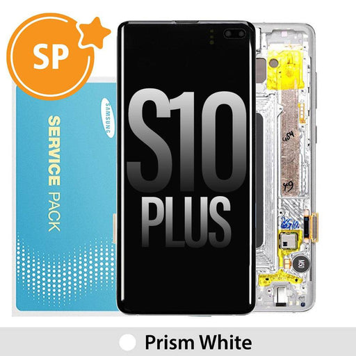 Samsung Galaxy S10 Plus G975F OLED Screen Digitizer GH82-18849B/18834B (Service Pack)-Prism White - JPC MOBILE ACCESSORIES