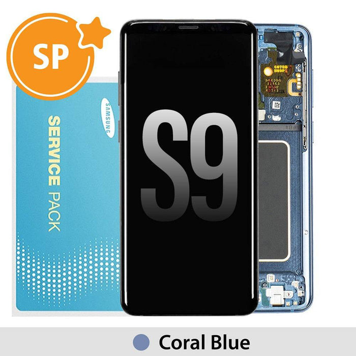 Samsung Galaxy S9 G960F OLED Screen Digitizer GH97-21696D (Service Pack)-Coral Blue - JPC MOBILE ACCESSORIES
