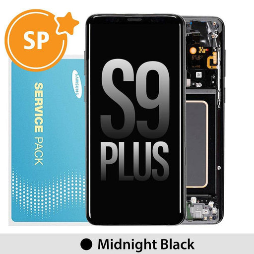 Samsung Galaxy S9 Plus G965F OLED Screen Replacement Digitizer GH97-21691A (Service Pack)-Midnight Black - JPC MOBILE ACCESSORIES