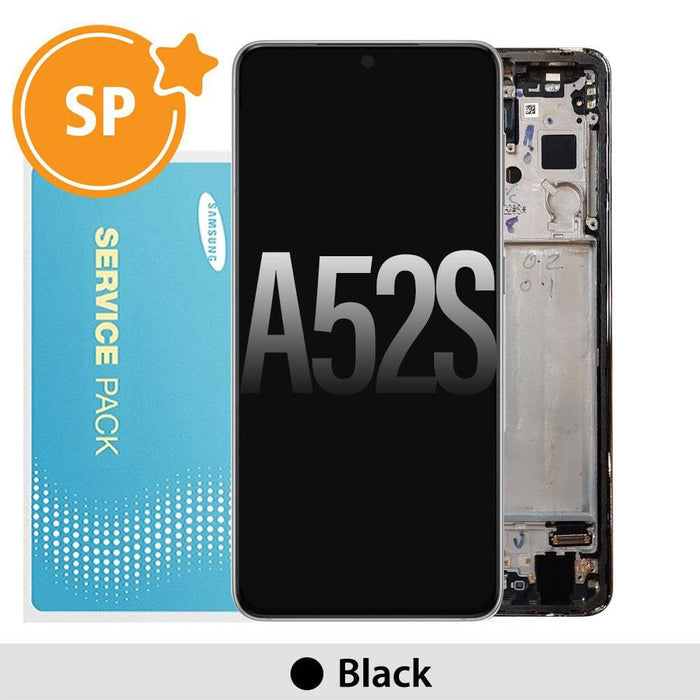 Samsung Galaxy A52s 5G A528B OLED Screen Replacement Digitizer GH82-26861A (Service Pack)-Black - JPC MOBILE ACCESSORIES