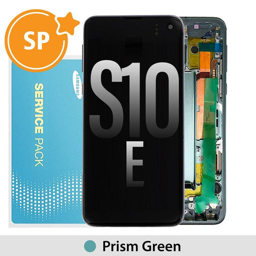 Samsung Galaxy S10E G970F OLED Screen Replacement Digitizer GH82-18852E (Service Pack)-Prism Green - JPC MOBILE ACCESSORIES