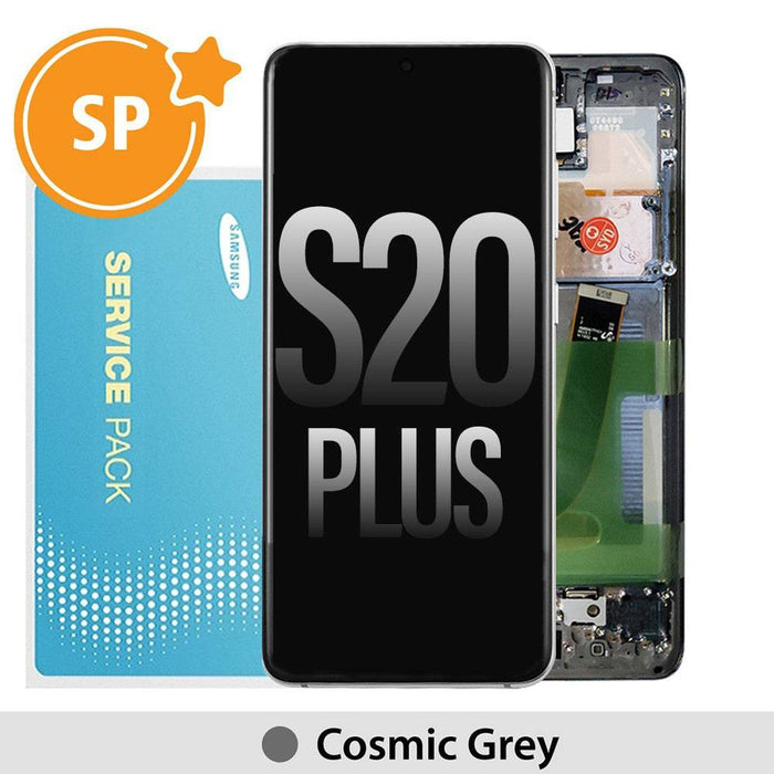 Samsung Galaxy S20 Plus G985/G986 OLED Screen Digitizer GH82-22134E/22145E (Service Pack)-Cosmic Grey - JPC MOBILE ACCESSORIES