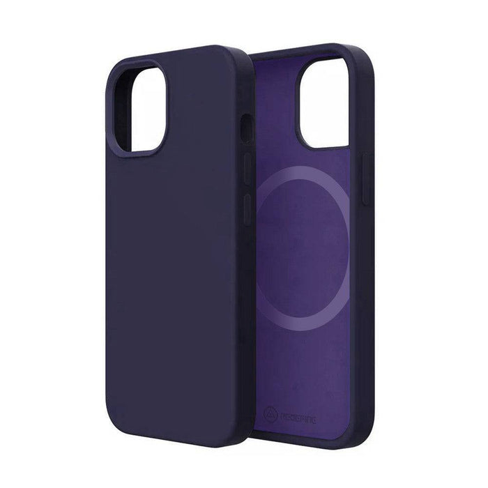 Liquid Silicone Case Cover with Magnetic Ring for iPhone 14 Magsafe