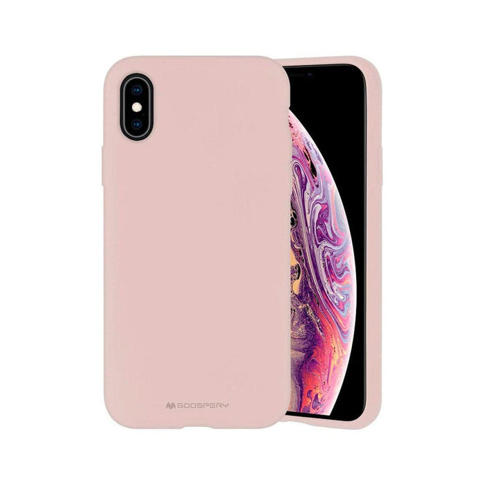 Mercury Silicone Cover Case for iPhone XS Max
