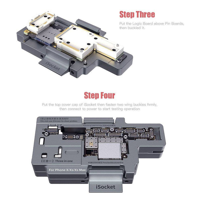 Qianli iSocket Motherboard Test Fixture for iPhone X / XS / XS Max - JPC MOBILE ACCESSORIES