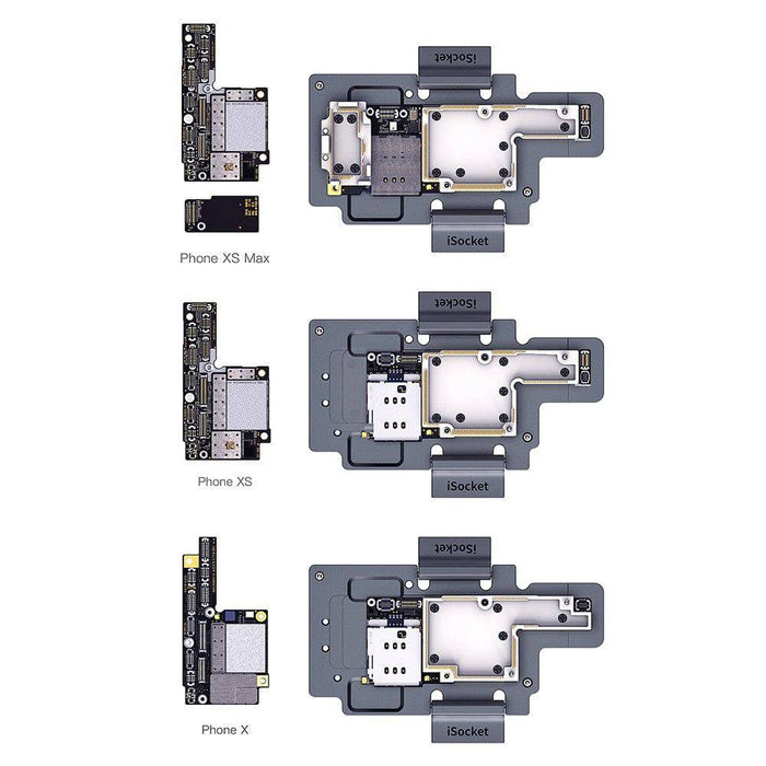 Qianli iSocket Motherboard Test Fixture for iPhone X / XS / XS Max - JPC MOBILE ACCESSORIES