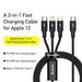 6️⃣ Strong & durable Baseus Rapid Series 1.5M Fast Charging Cable for travel & home