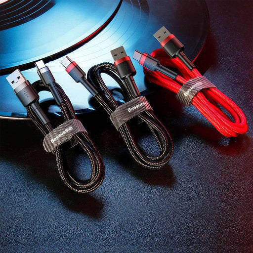 Baseus Cafule Fast Charge Type-C USB Data Charging Cable 1M - JPC MOBILE ACCESSORIES