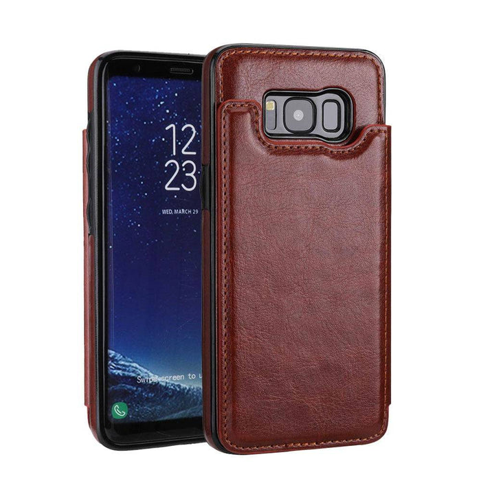 Back Flip Leather Wallet Case Cover for Samsung Galaxy S8 - JPC MOBILE ACCESSORIES