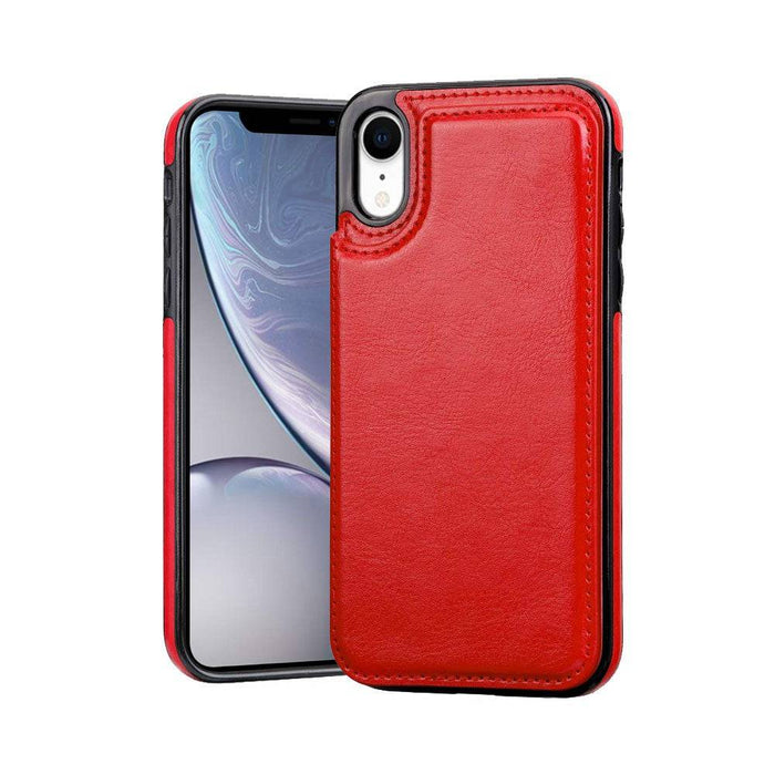 Back Flip Leather Wallet Cover Case for Apple iPhone XR - JPC MOBILE ACCESSORIES