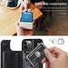 Back Flip Leather Wallet Cover Case for iPhone 13 Pro Max - JPC MOBILE ACCESSORIES