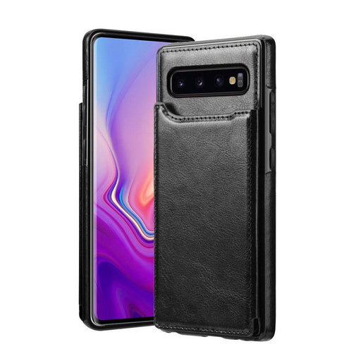 Back Flip Leather Wallet Cover Case for Samsung Galaxy S10 Plus - JPC MOBILE ACCESSORIES