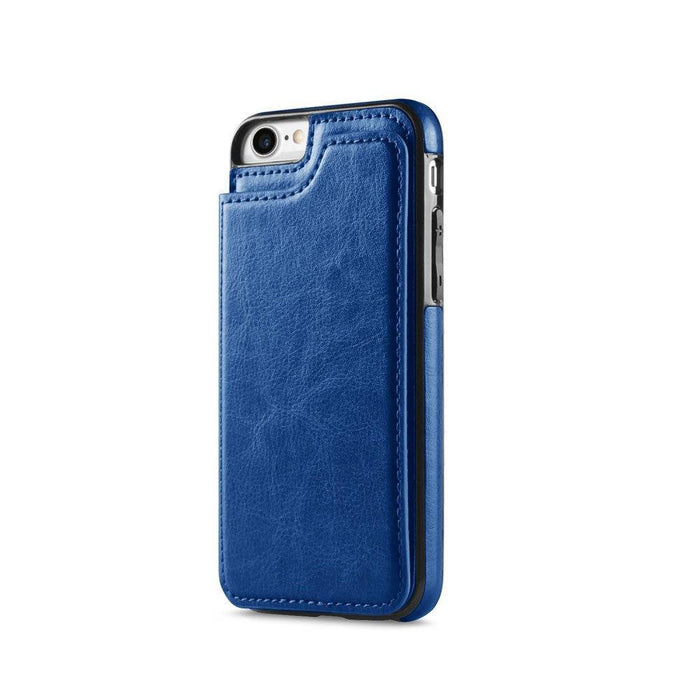 Back Flip Leather Wallet Cover Case for Apple iPhone 6 Plus 6S Plus - JPC MOBILE ACCESSORIES