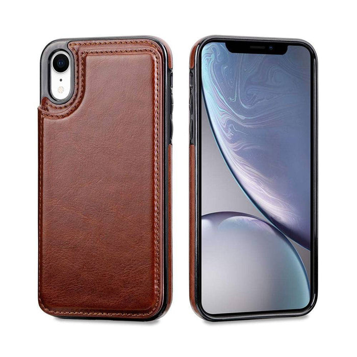 Back Flip Leather Wallet Cover Case for Apple iPhone XR - JPC MOBILE ACCESSORIES