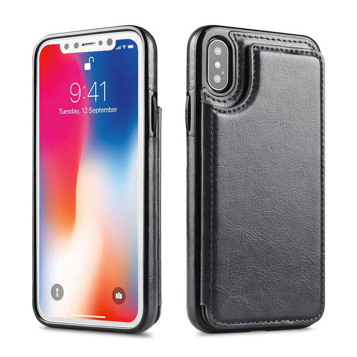 Back Flip Leather Wallet Cover Case for Apple iPhone XS Max