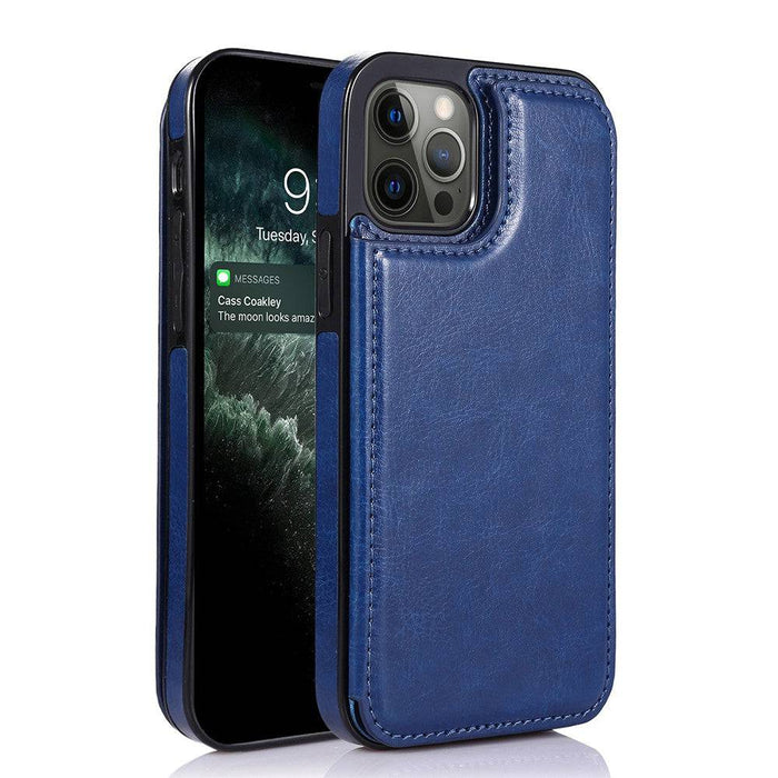 Back Flip Leather Wallet Cover Case for iPhone 14 Max - JPC MOBILE ACCESSORIES