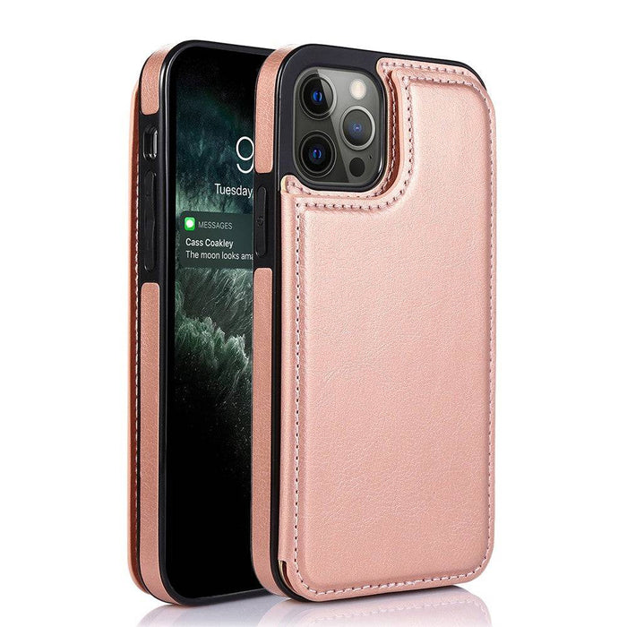 Back Flip Leather Wallet Cover Case for iPhone 14 Pro - JPC MOBILE ACCESSORIES