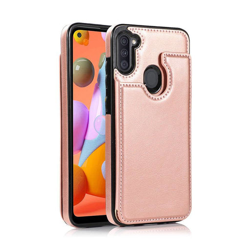 Back Flip Leather Wallet Cover Case for Samsung Galaxy A11 - JPC MOBILE ACCESSORIES
