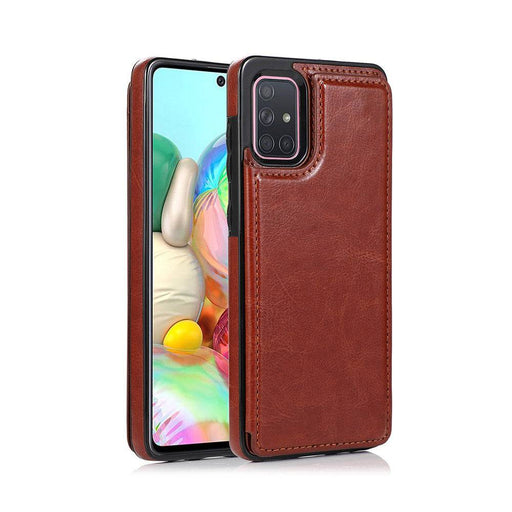 Back Flip Leather Wallet Cover Case for Samsung Galaxy A71 5G - JPC MOBILE ACCESSORIES